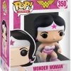 Funko Pop Heroes D.C. Wonder Woman (Breast Cancer Edition) All D.C. Pops