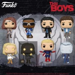 Funko Pop TV The Boys Complete Set Of 8 (Enter Free Shipping In The Promo Box At Checkout Valid In The USA Only)