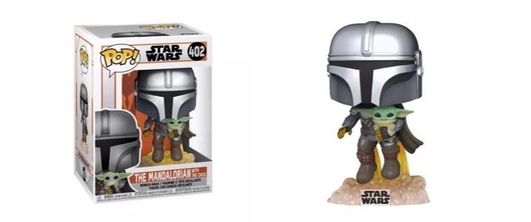Funko Pop Star Wars: The Mandalorian (Mandalorian With Child) 3 Funko Pop Star Wars: The Mandalorian (Mandalorian With Child)