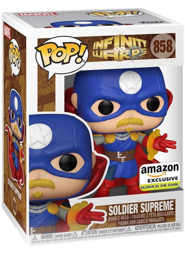 Funko Pop Marvel Infinity Warps Soldier Supreme (Amazon Exclusive) 3 Funko Pop Marvel Infinity Warps Soldier Supreme (Amazon Exclusive)