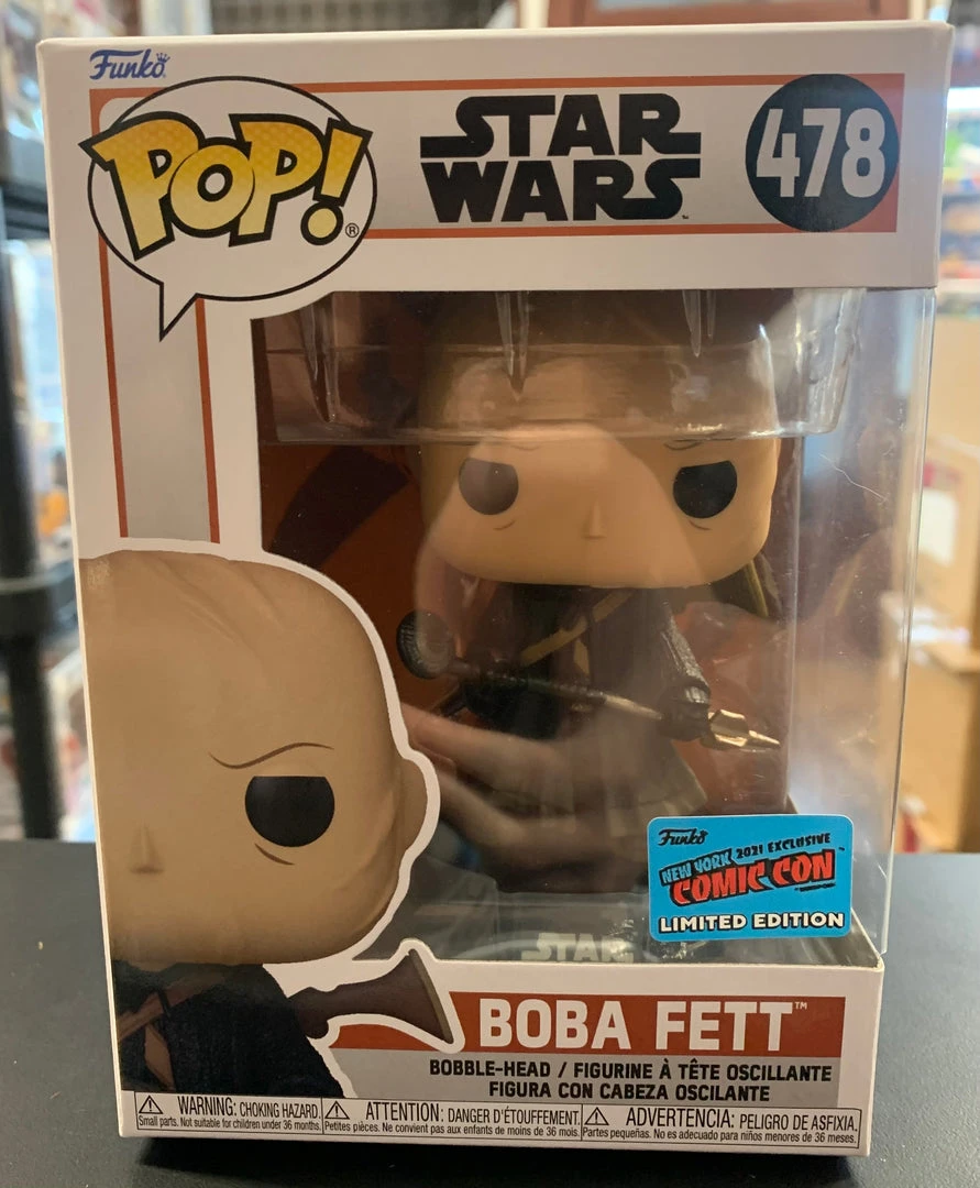 Star Wars: The Mandalorian Funko Pop Star Wars The Mandalorian -Boba Fett (2021 NYCC Con Sticker) 3 Star Wars: The Mandalorian Funko Pop Star Wars The Mandalorian -Boba Fett (2021 NYCC Con Sticker)