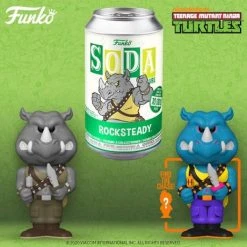 Funko Vinyl Soda Teenage Mutant Ninja Turtles Rocksteady Chance At A Chase