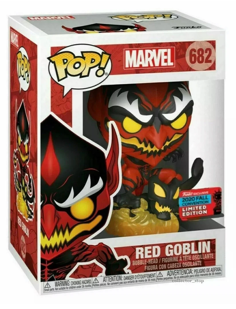 Funko Pop Marvel Red Goblin (NYCC 2020 Shared Exclusive) NYCC 2020 (Shared Exclusives) 3 Funko Pop Marvel Red Goblin (NYCC 2020 Shared Exclusive) NYCC 2020 (Shared Exclusives)