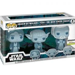 Funko Pop Star Wars Across The Galaxy Force Ghost Pack 3 Pack (Amazon Exclusive) Not Valid For Free Shipping