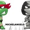Funko Pop Comics Teenage Mutant Ninja Turtles Michelangelo Chase + Common Bundle (PX Exclusive) Not Valid For Free Shipping Pop! & Tee
