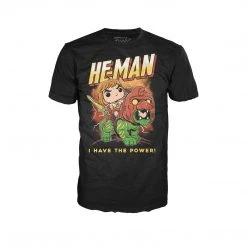 Funko Pop & Tee Animation Masters Of The Universe He-Man GITD (Walmart Exclusive)