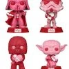 Funko Pop Star Wars Valentine Edition Bundle Of 4