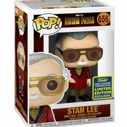 Funko Pop Marvel Iron Man Stan Lee (SDCC 2020 Shared Sticker)