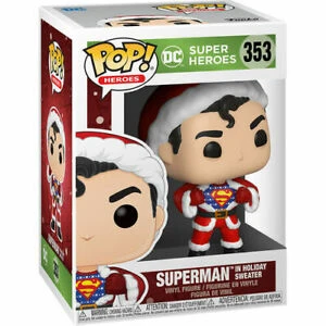 Funko Pop D.C. Holiday Superman With Sweater D.C Holiday 3 Funko Pop D.C. Holiday Superman With Sweater D.C Holiday