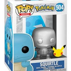 **Pre-Order** Funko Pop Games Pokemon Metallic Silver Squirtle