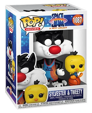 Funko Pop Movies Space Jam Sylver &Tweety 3 Funko Pop Movies Space Jam Sylver &Tweety