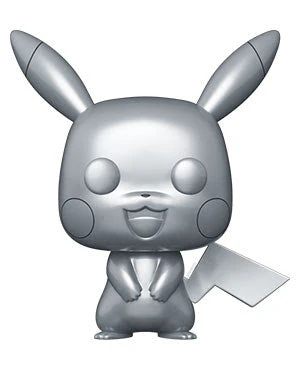 Funko Pop Games Pokemon Pikachu (Silver Metallic) 3 Funko Pop Games Pokemon Pikachu (Silver Metallic)