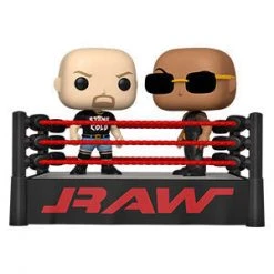 Funko POP Moment: WWE- The Rock Vs Stone Cold In Wrestling Ring