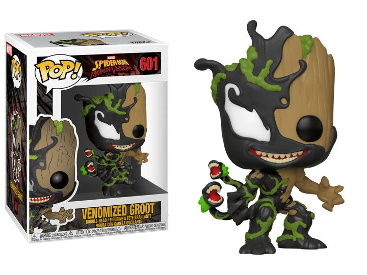 Funko Vinyl Bobblehead Venomized Groot #601 Marvel Venomized 3 Funko Vinyl Bobblehead Venomized Groot #601 Marvel Venomized