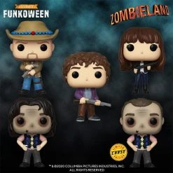 Funko Pop Movies Zombieland Bundle Of 5 (Enter Free Shipping In The Promo Box At Checkout Valid In The USA Only)